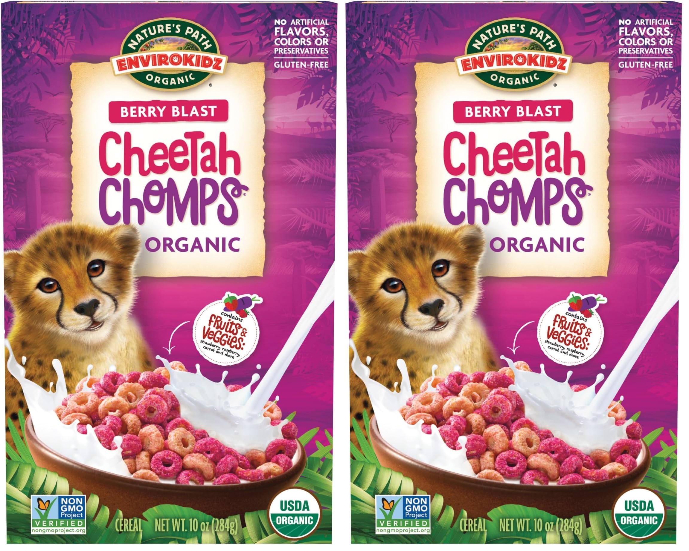 Amazon.com: EnviroKidz Cheetah Chomps Berry Blast Organic